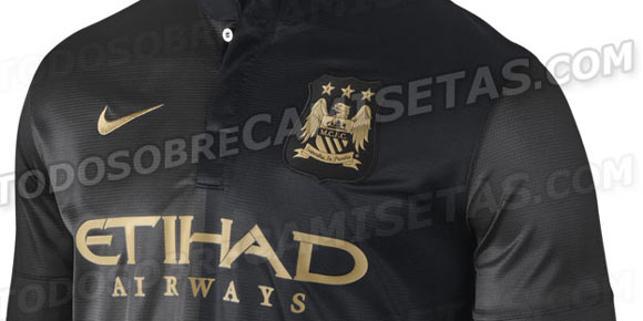 Detail Jersey: Manchester City Away 2013-2014