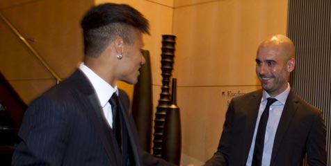 Sebelum ke Barca, Guardiola Sempat Bujuk Neymar