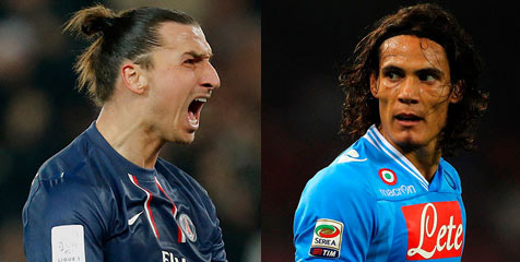 'Ibra Tak Ingin Bermain Dengan Cavani'