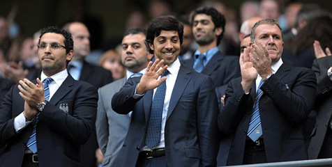 Owner Manchester City Sheikh Mansour Kian Tajir