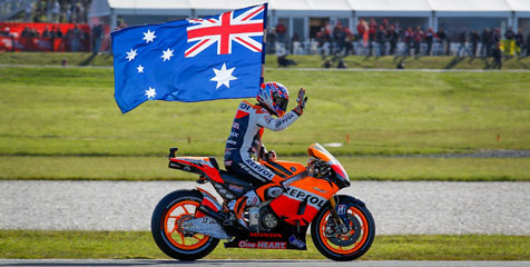 Pengelola MotoGP Australia Minta Stoner Tampil di Phillip Island