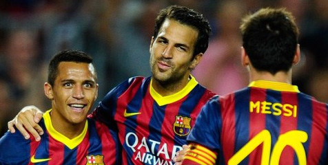 Pique dan Iniesta Yakin Fabregas Tolak ManUtd
