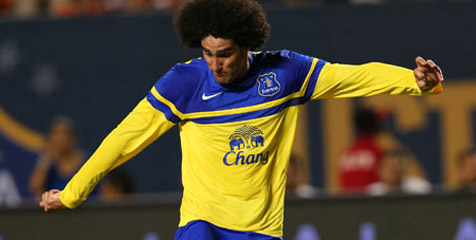 Martinez Pastikan Cedera Fellaini Tak Parah