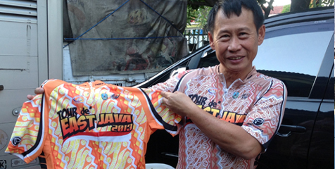 Jersey Tour De East Java 2013 Bercorak Batik