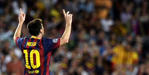 Review: Messi Hattrick, Ajax Terkubur di Camp Nou