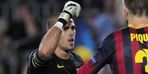 Victor Valdes Minta Pesangon Trofi Liga Champions