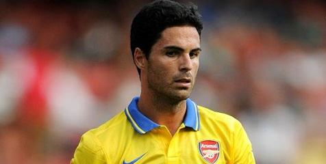 Wenger Pastikan Arteta Tampil Kontra Stoke City