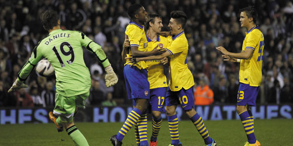 Highlights Capital One Cup: WBA 3-4 (1-1) Arsenal