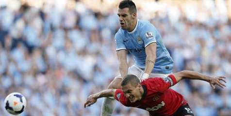 Negredo: Vidic Lawan Yang Sangat Agresif