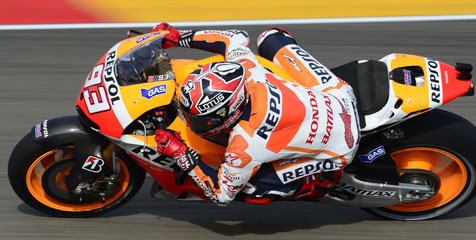 Marquez Pimpin Latihan Kedua MotoGP Aragon