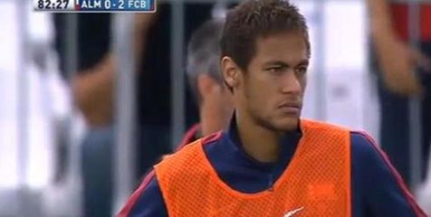 Sudah Pemanasan 45 Menit, Neymar Kecewa Tak Dimainkan Sudah Pemanasan 45 Menit, Neymar Kecewa Tak Dimainkan
