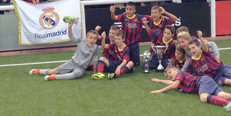 Kompetisi Junior, Barcelona Kalahkan Real Madrid 7-0