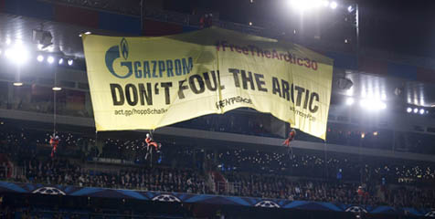 Laga Basel vs Schalke Sempat Didemo Greenpeace