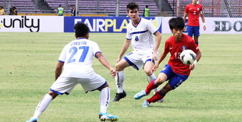Review AFC U-19: Tak Ngoyo, Korsel Tetap Sikat Filipina