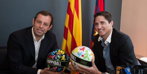 HappyBall, Proyek Amal Barcelona Bersama Edmilson