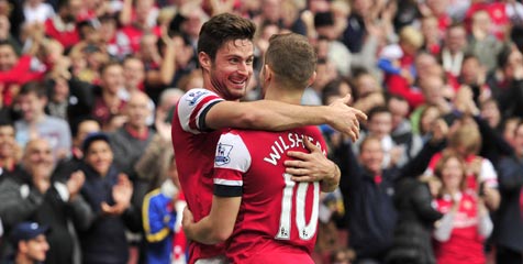 Giroud Ingin 'Absen' Saat Arsenal Jumpa Chelsea