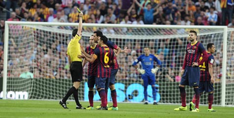 Busquets: Kalau Kalah Jangan Salahkan Wasit