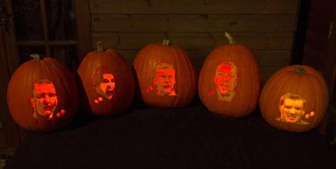 Keren, Para Bintang EPL Jadi Jack-o-Lanterns