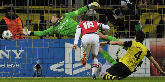 Highlights UCL: Borussia Dortmund 0-1 Arsenal