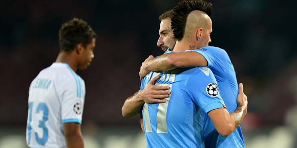 Highlights UCL: Napoli 3-2 Marseille