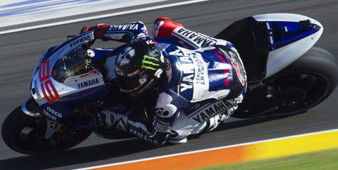 Lorenzo Pimpin Latihan Pagi MotoGP Valencia