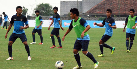 Cedera, Dalmiansyah Absen Latihan Bersama Timnas U-19