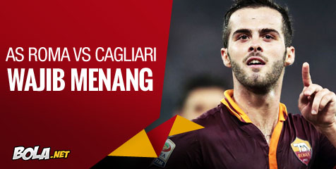 Preview: AS Roma vs Cagliari, Wajib Menang