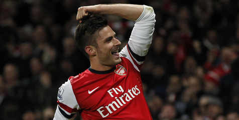 Wilshere Kagumi Kualitas Fisik Giroud