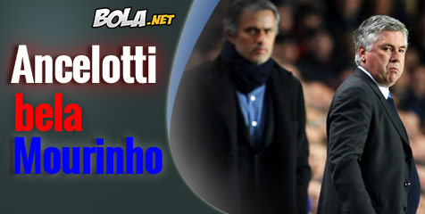 Ancelotti Bela Mourinho dan Puji Ronaldo