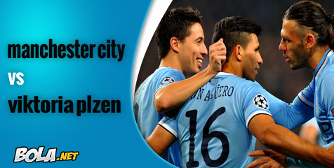 Preview: Man City vs Plzen, Enam Gol Lagi?