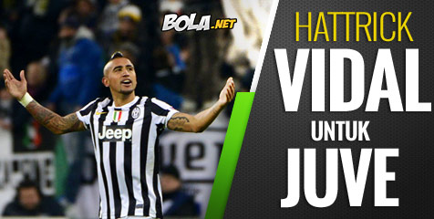 Review: Hattrick Vidal Jaga Asa Juventus