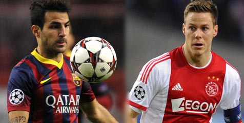 Barca Keok, Fabregas Dicibir Bek Ajax