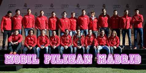 Inilah Mobil Audi Pilihan Penggawa Madrid
