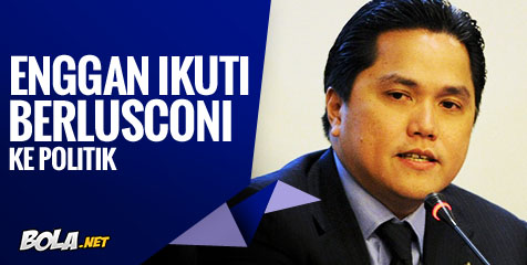 Thohir Enggan Ikuti Jejak Berlusconi