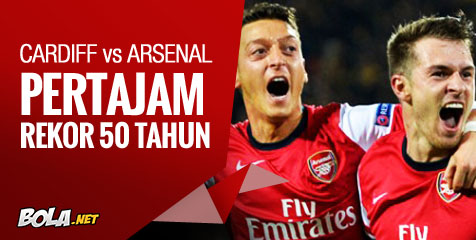 Preview: Cardiff vs Arsenal, Rekor Setengah Abad