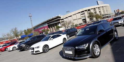 Inilah Mobil Audi Pilihan Penggawa Barca