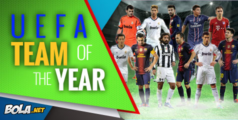 Nominasi UEFA Team Of The Year 2013