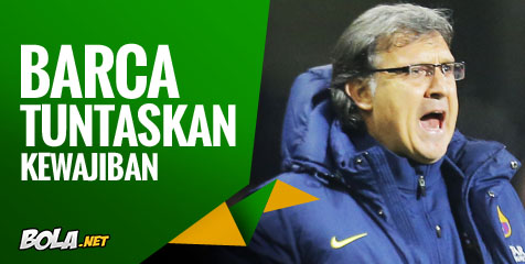 Martino: Barca Tuntaskan Kewajiban 