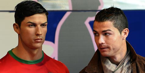 Cristiano Ronaldo Diabadikan Lewat Patung Lilin