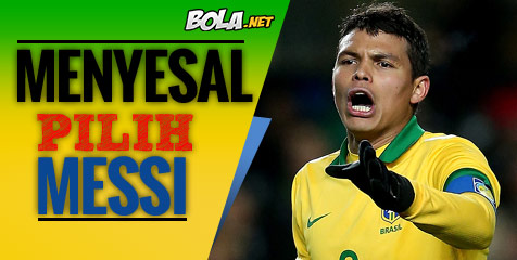 Thiago Silva Menyesal Pilih Messi di Ballon d'Or