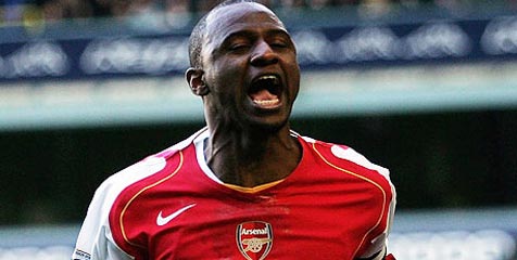 Inilah Skuat Dream Team Arsenal Versi Patrick Vieira