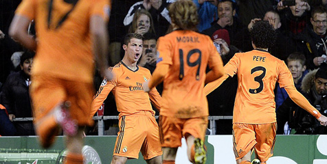 Copenhagen 0-2 Madrid, Ronaldo Man of the Match