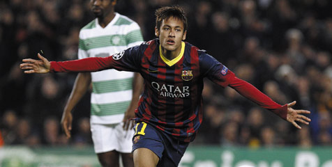 Review: Hattrick Neymar Lumat Celtic di Nou Camp