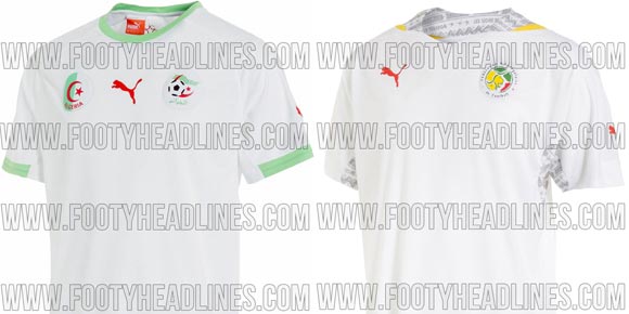 Bocoran Jersey: Alajazair dan Senegal 2014