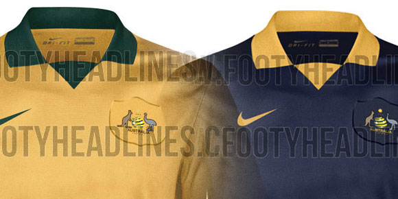 Bocoran Jersey Australia Piala Dunia 2014