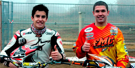 Brad Baker Bangga Latihan Flat Track Bareng Marc Marquez