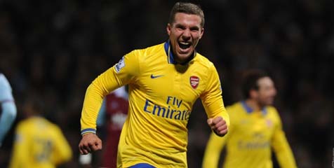 Wenger: Podolski, Finisher Terbaik Yang Pernah Saya Lihat