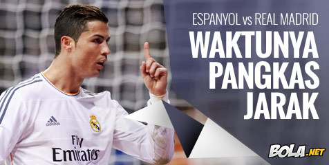 Preview: Espanyol vs Real Madrid, Pangkas Jarak