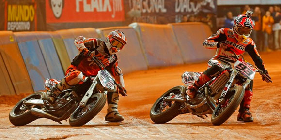 Galeri Foto Superprestigio 2014: Pebalap MotoGP vs Flat Tracker