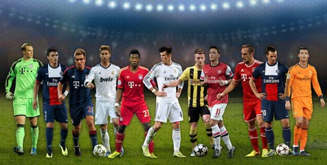 Tak Ada Messi di Team of the Year 2013 Versi Pengguna UEFA